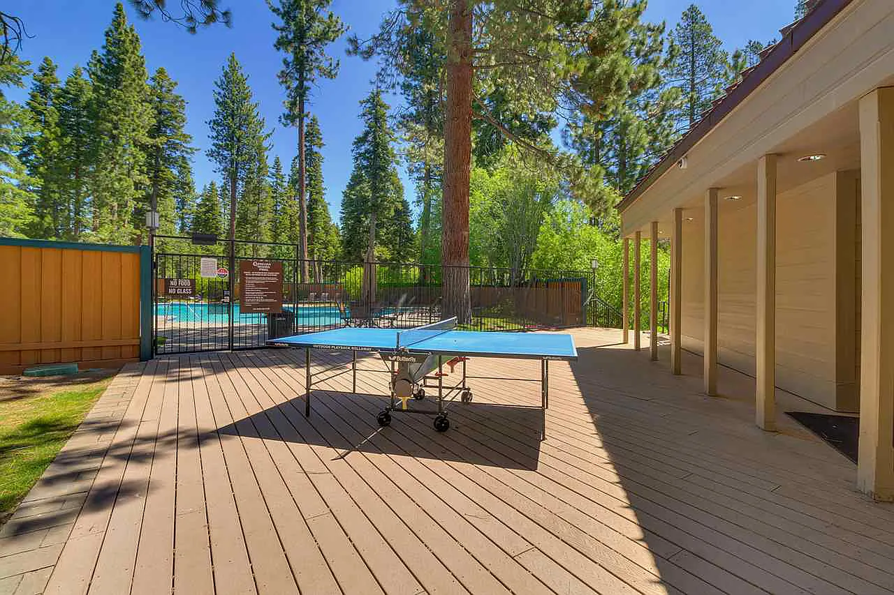 Ping pong table available at Lodge.